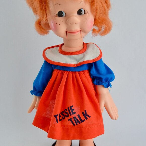 Horsman Inc. Tessie Talks Doll Ventriloquist 18" Original Clothing - Picture 3 of 12